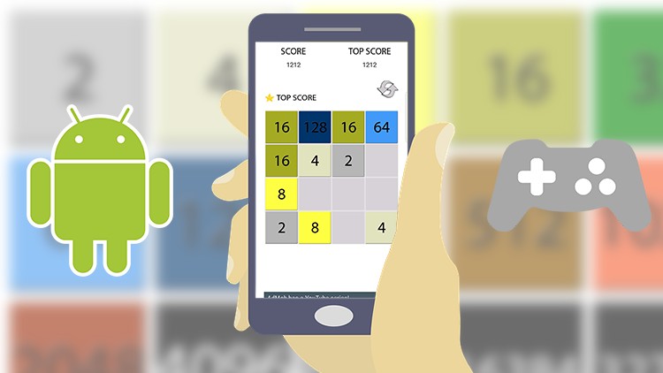 Create a 2048 Android Game Clone from Scratch Course