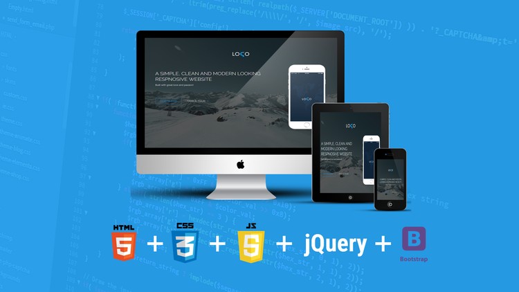 Build Responsive Website Using HTML5, CSS3, JS And Bootstrap Course Catalog