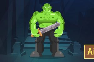 Learn Illustrator CC: Create a Simple Flat Vector Orc Course Catalog Start learning Adobe Illustrator CC by creating a Flat Orc Character in this quick and easy course.