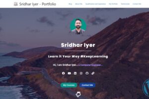 Create a Stunning Portfolio Website from scratch
